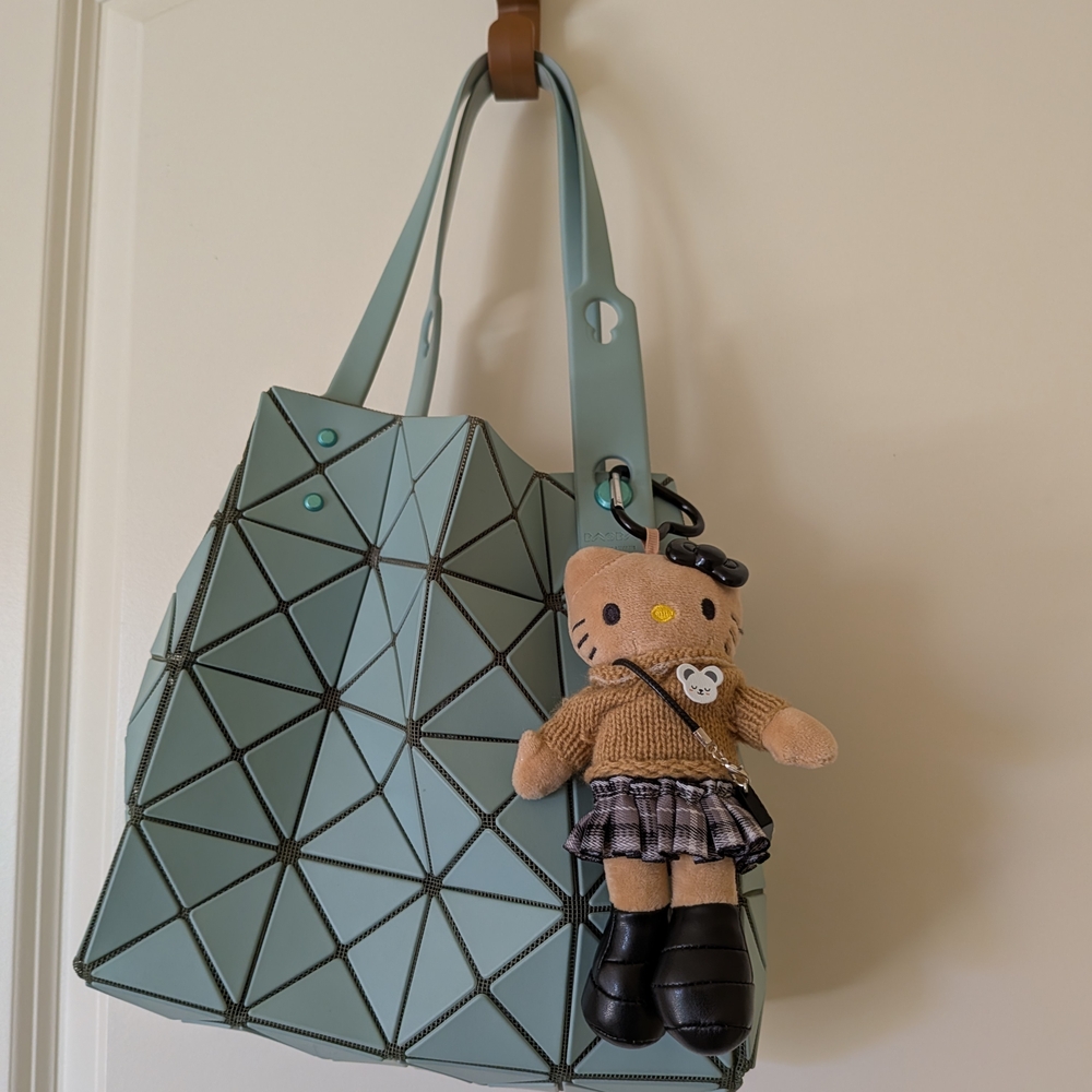 Geometric Pattern Mini Bag With Dust Bag